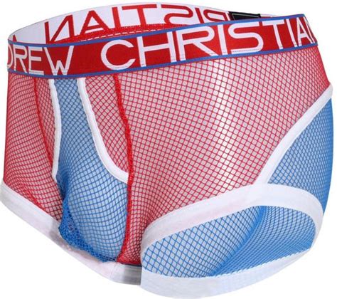 Andrew Christian Almost Naked Retro Mesh Boxer Rood MAAT XL Heren Ondergoed Bol