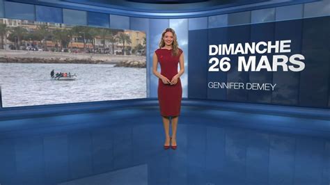 Gennifer Demey Météo M6 le 26 03 2023 Les Caps de TomA