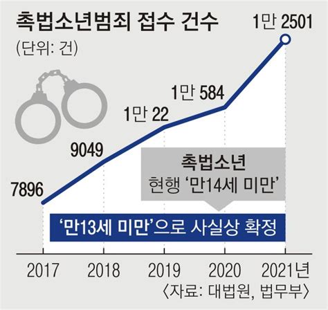 만 13세도 흉악 범죄 땐 형사 처벌촉법소년 기준 한 살 낮춘다 네이트 뉴스