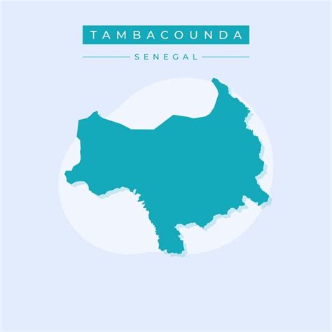 Premium Vector Vector Illustration Vector Of Tambacounda Map Senegal