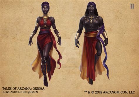 Tales Of Arcana 2nd Set Orisha By Talesofarcanarpg On Deviantart