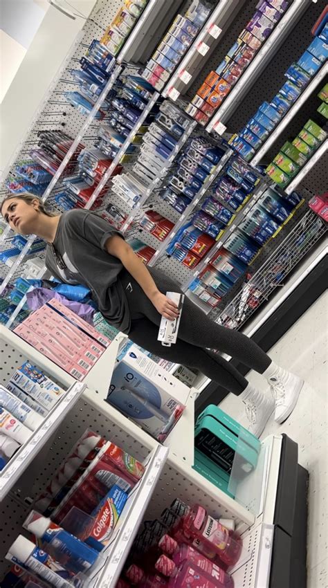 Cute Blonde College Chick At Target OC Spandex Leggings Yoga Pants Forum