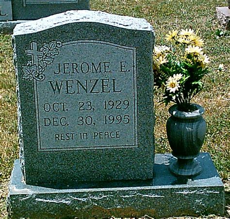 Jerome Edmund Wenzel 1929 1995 Memorial Find A Grave