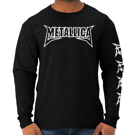 Metallica Logo Longsleeve Shirt T-shirts/Clothing | Loudtrax