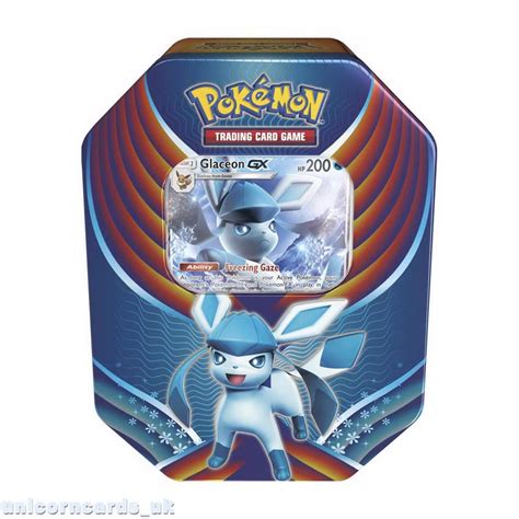 Pokemon Tcg Evolution Celebration Tin Glaceon Gx Brand New And