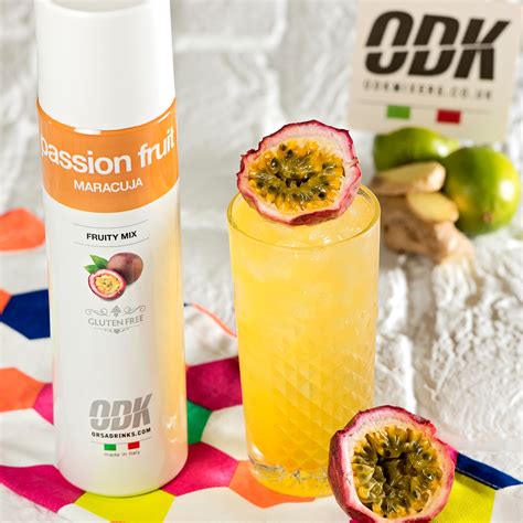 Odk Passion Fruit Puree 750ml Squeeze Bottle At Drinkstuff