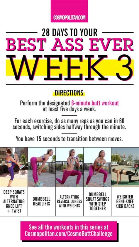 28 Day Butt Workout Challenge Get Your Best Ass Ever In 28 Days