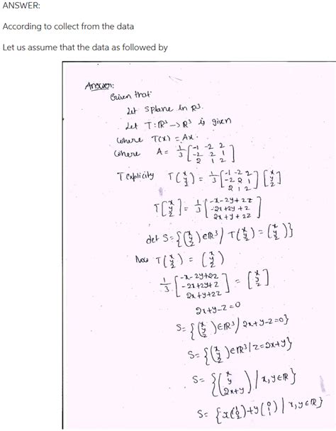 Solved Let S Be A Plane In R3 Passing Through The Origin So Chegg