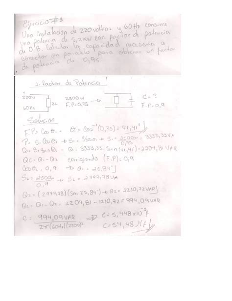 Problemas Sobre R Gimen Sinusoidal Permanente Y Ejercicios De