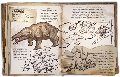 Ark Survival Evolved Dossiers Phiomia By Djdinojosh On Deviantart