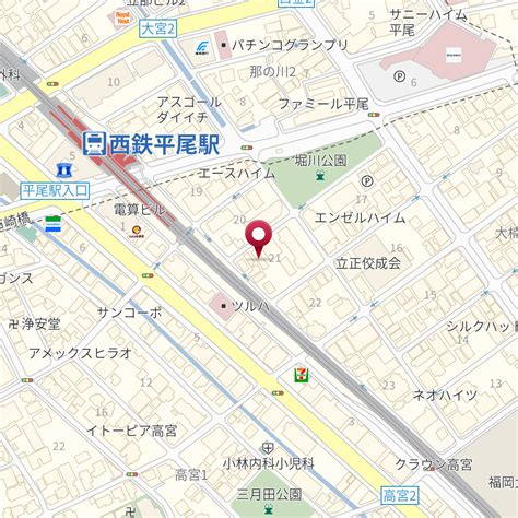 福岡県福岡市南区大楠2－21－20 の地図 Mapfan