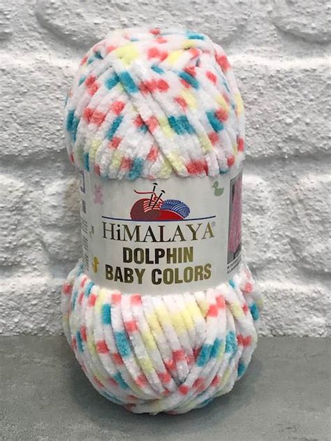 Himalaya Dolphin Baby Colors Velvet Yarn Knitting Yarn Etsy