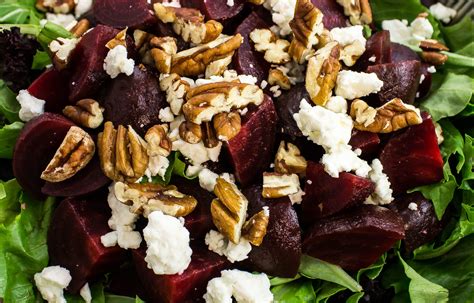 Roasted Beet Feta Salad