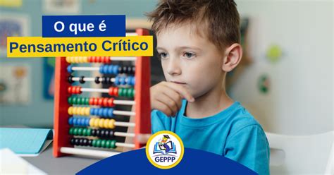 Pensamento Crítico Na Educação Infantil