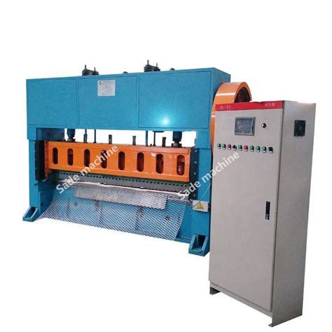 Tons Used Extended Expanded Metal Mesh Making Punch Machine China