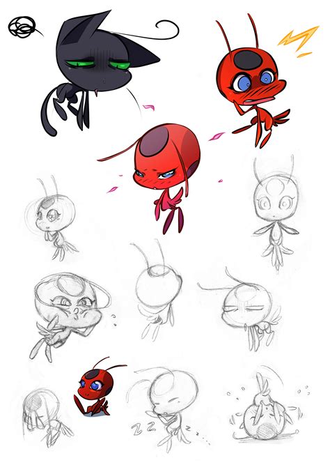 Artstation Kwami Miraculous Lady Bug