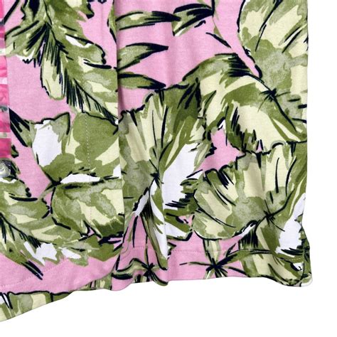 Jones New York Jones NY Skort Faux Wrap Juniper Tropical Leaves XXL New