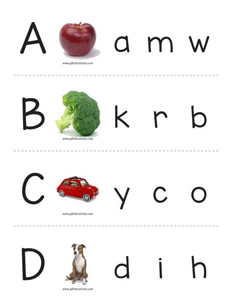 Uppercase And Lowercase Letter Matching Clip Cards Uppercase And Lowercase Letters Lower Case