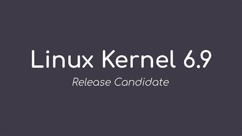 Linus Torvalds Announces The First Linux Kernel 6 9 Release Candidate