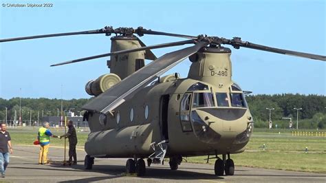 Visit Of The Chinook D 480 Boeing CH 47F To Rescue Heroes At