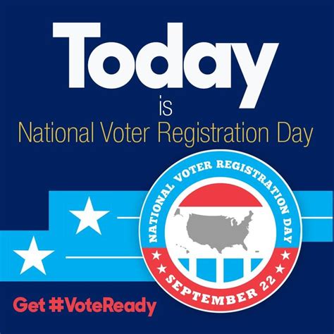 Today Is National Voter Registration Day Take The Time Today To Make