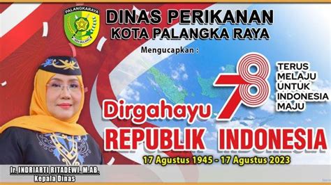 Ucapan Dirgahayu Ke Republik Indonesia Dari Dinas Perikanan Kota