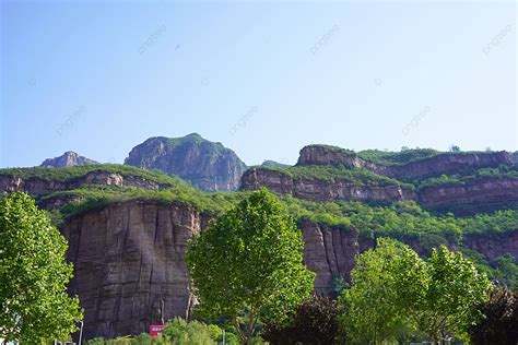 Photo Of Taihang Mountain Peak Background, Taihang Mountains, Mountain ...