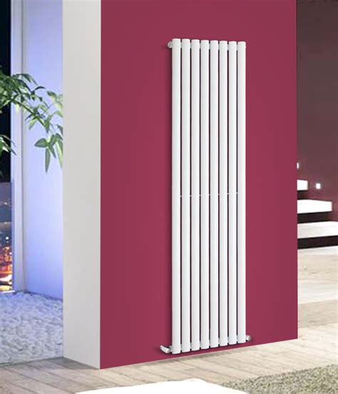 Nrg Tall Vertical Oval Column Designer Radiator Modern 1800x472mm