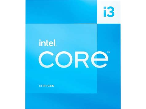 Intel Core i3-13100 Desktop Processor 4 cores (4 P-cores + 0 E-cores ...