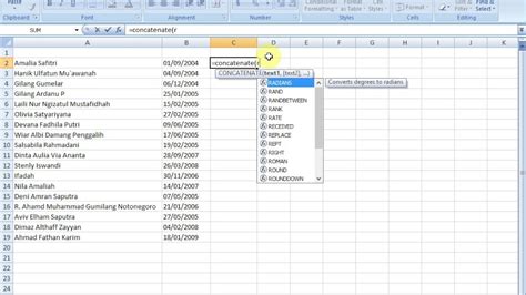 Cara Membuat Hari Dan Tanggal Otomatis Di Excel Warga Co Id