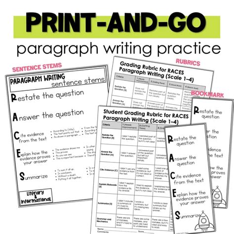 4th Grade Paragraph Writing