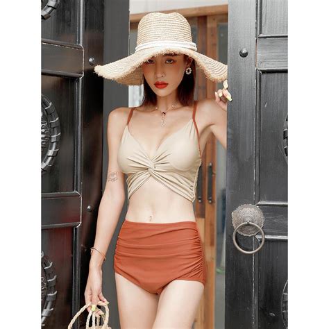 USD 153 61 Seaside Swimsuit Woman S New Sexy Big Breast In Summer Bikini Bubble Hot Spring