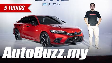 Honda Civic E Hev Rs L Hybrid From Rm K Autobuzz Youtube