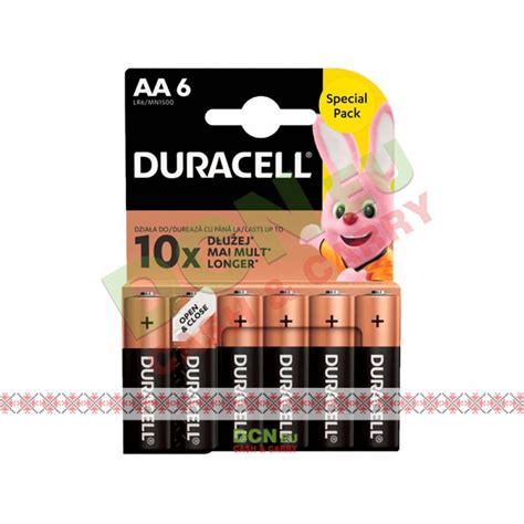 Duracell Baterii Aa R6 6bucset Baterii