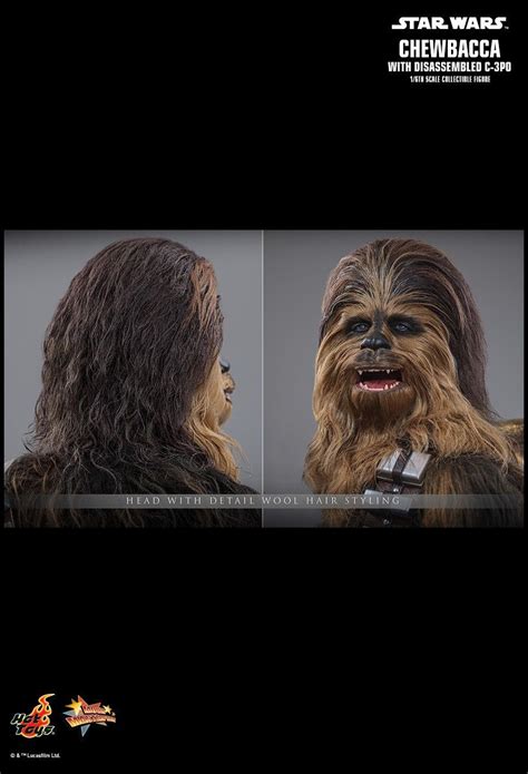 Chewbacca With Disassembled C 3PO Hot Toys MMS766 Star Wars Figure