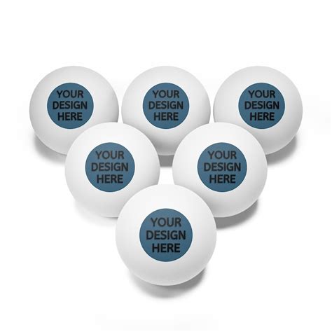 Personalized Ping Pong Balls Table Tennis Customized Ping Pong T