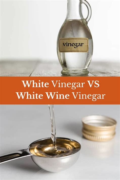 What Is The Difference Between Vinegar And White