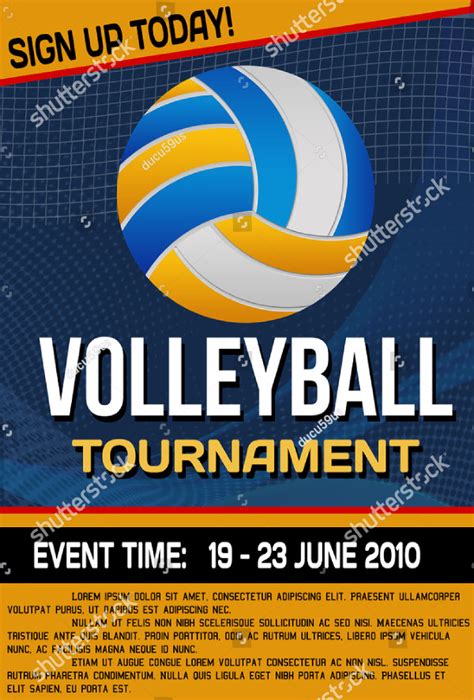 Volleyball Flyer Template - 15+ PSD, AI, Vector Format Download