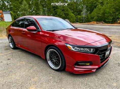 2018 Honda Accord Sport With 19x85 Esr Cs11 And Lexani 245x35 On Stock