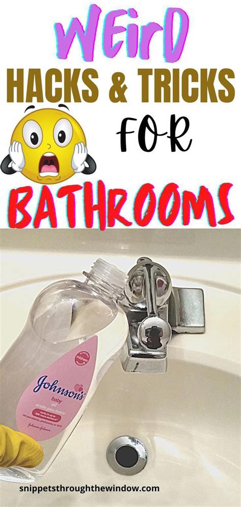 15 Weird Bathroom Cleaning Tips That Is Out Of This World Bathroom Cleaning Hacks Cleaning