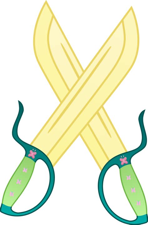 Fluttershy Swords Mlp My Little Pony My Little Pony Pictures Mlp Pony