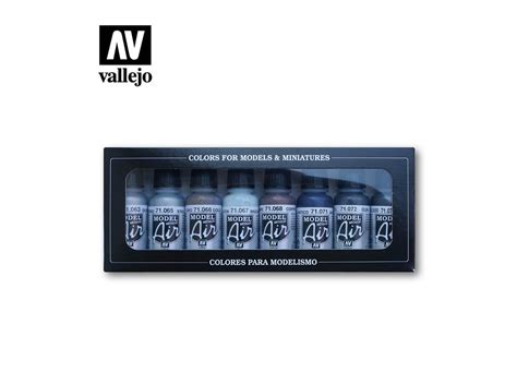 Vallejo Model Air Paint Set Metallic Colors 8 X 18ml Everything