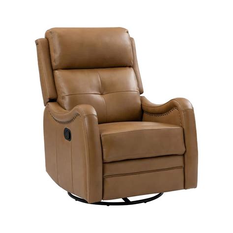 Reviews For Jayden Creation Gema Camel Genuine Leather Swivel Rocker