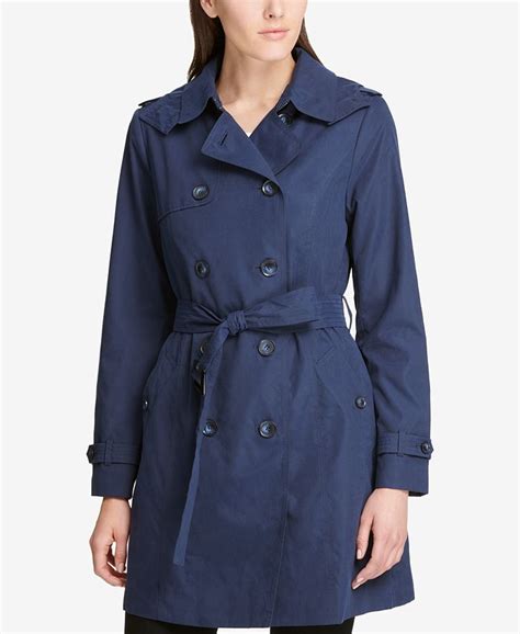 Dkny Double Breasted Trench Coat Created For Macy S Macy S