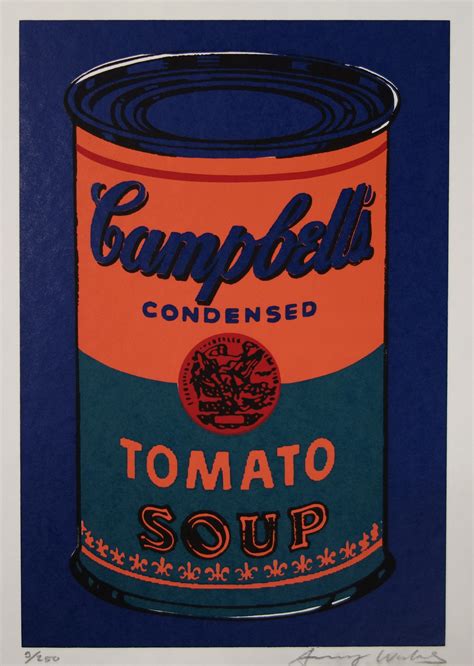 Fine POP ART Campbells Soup Limited Edition Silkscreen - Etsy