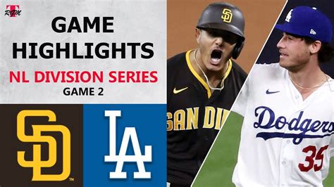 San Diego Padres Vs Los Angeles Dodgers Game 2 Highlights Nlds 2020