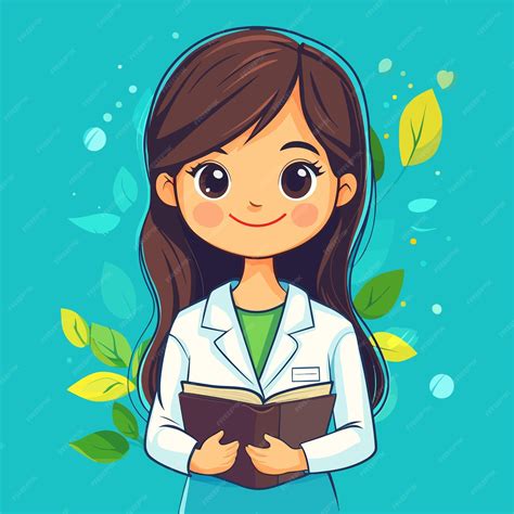Cute Anthropologist Studying Cultures Cartoon Vector Icon | Premium AI