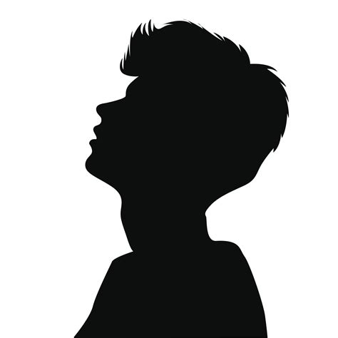 Sad Man Silhouette Vector Illustration 18813722 Vector Art At Vecteezy