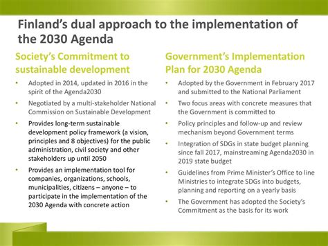 The National Implementation Plan For The Sustainable Development Goals