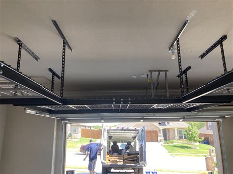 Safe Rack & Overhead Garage Storage Installation in McKinney - HDR Garage